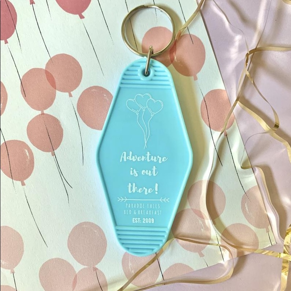 Disney Pixar UP motel keychain